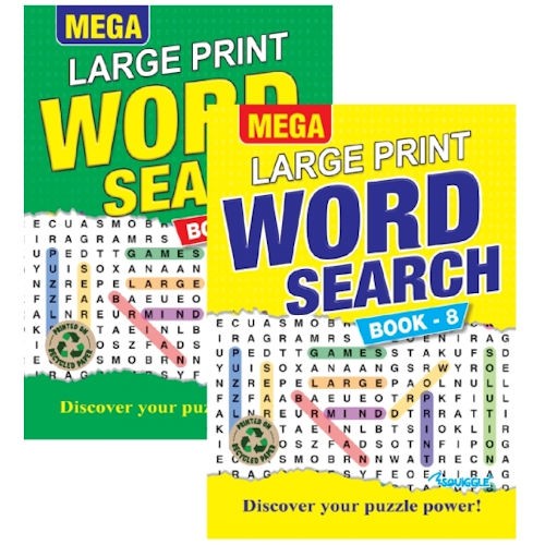 Mega large print word - word, search