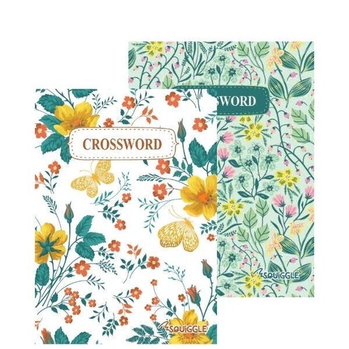 Floral crossword a5 - floral,