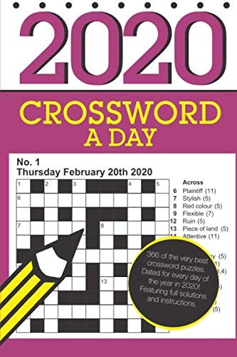 Crossword day 2020 366 - a, 2020: