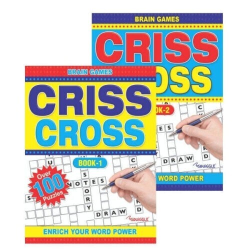 Crisscross puzzle books - x,