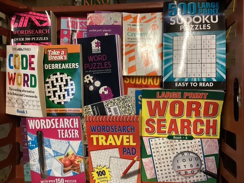 Mixed puzzle books - puzzle,