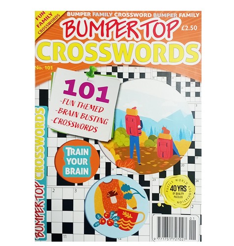 Bumper crossword puzzle book - puzzle,