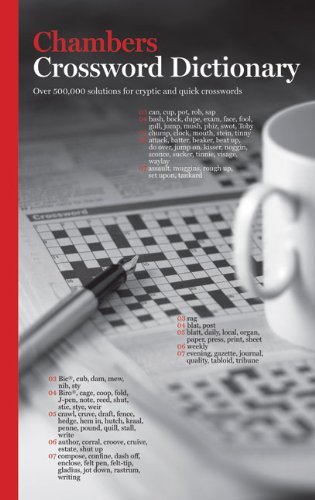 Chambers crossword dictionary - crossword,