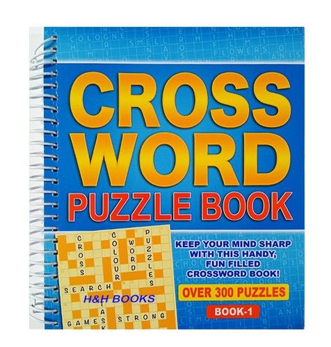Crossword puzzle book - book, spiral
