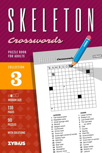 Skeleton crosswords puzzle - crosswords,