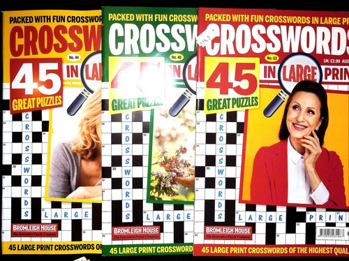 Large print crossword - print, books