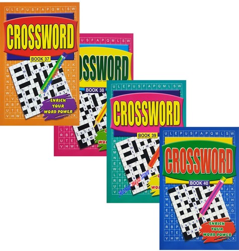 Mega crossword puzzle books - a5,